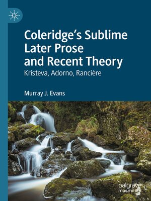 cover image of Coleridge's Sublime Later Prose and Recent Theory